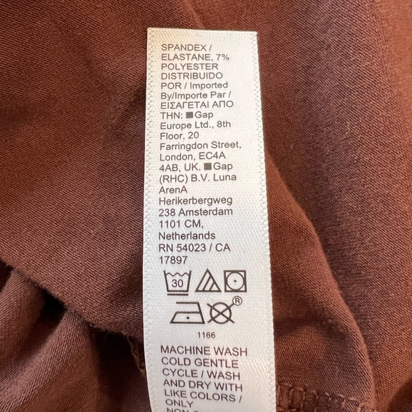 Athleta ruched, long sleeve top. Brown. Size M. - Picture 6 of 8